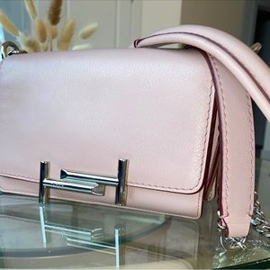 Tod’s Authentic Double T mini leather shoulder bag